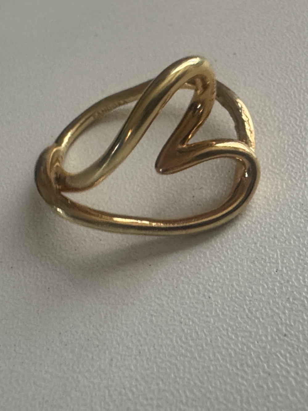 Pandora Gold Sculptural Open Twist Ring